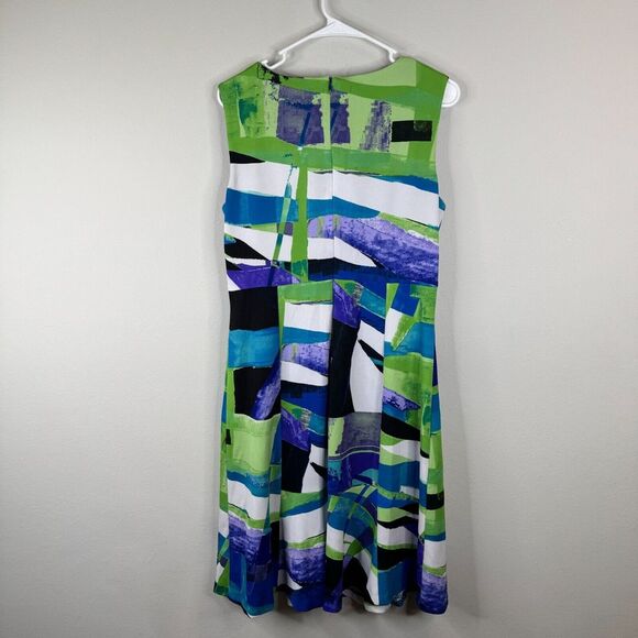 Frank Lyman Designs Dress Size 10 Womens Multicolor Shift Lined Knee Length - Picture 5 of 6